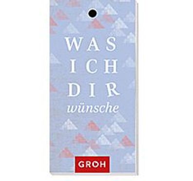 Geschenkanhänger mit guten Wünschen zu vielen Anlässen