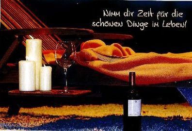 Cartolini Klappkarte mit Sprüchen 023 Zeit