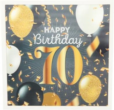 Depesche 3D Klappkarte 006c zum 70. Geburtstag