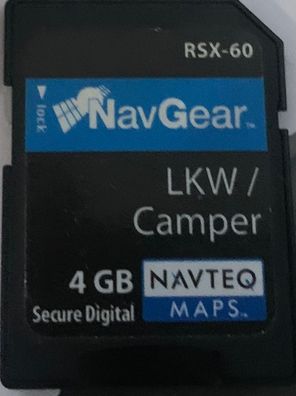 NavGear RSX-50/60 Navigationssoftware-Upgrade LKW Camper-Edition (Europa)