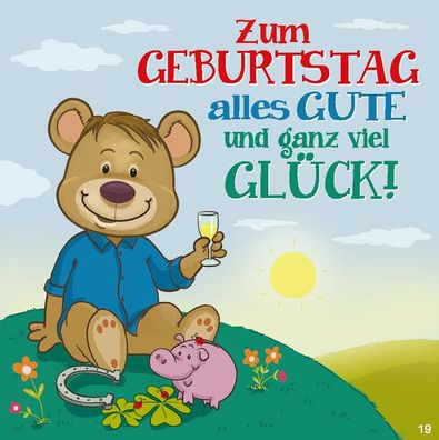 Geburtstagskarte mit Musik-Zum Geburtstag alles Gute und ganz viel