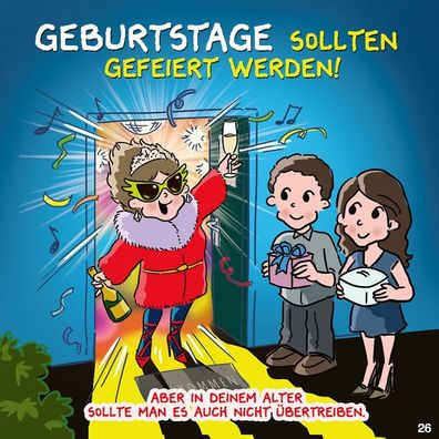 Geburtstagskarte mit Musik-Geburtstag sollten gefeiert werden!