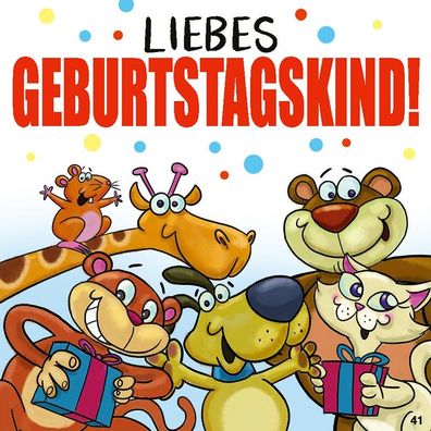 Geburtstagskarte mit Musik-Liebes Geburtstagskind!