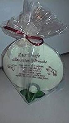 Geschenk Kerze zur Taufe 215g Grundpreis 139,30€/kg