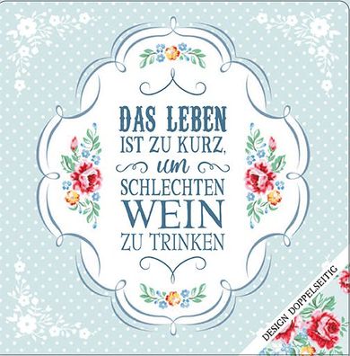 Cook Shop Geschirrtuch Das Leben ist zu kurz…