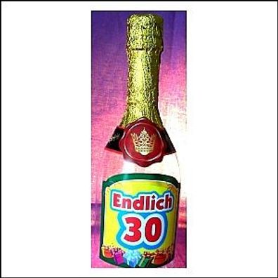 Sektflasche 30 Geburtstag