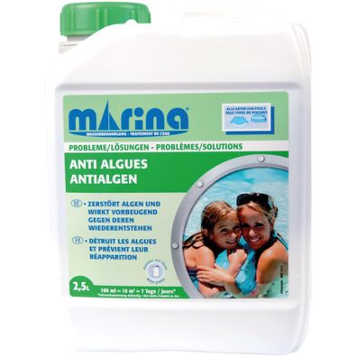 Algenmittel Antialgen 2,5L Algenex Algenstop Algenbekämpfung Pool Klareffekt