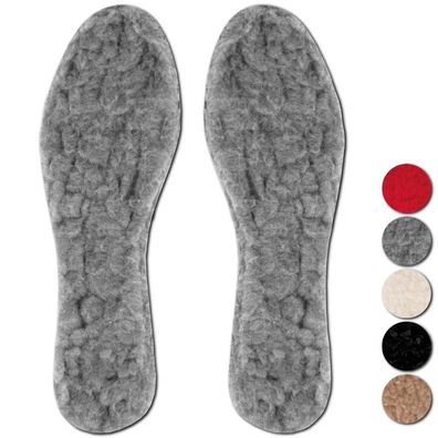 Einlegesohlen aus Lammflor 1 Paar Schuheinlagen Einlagen Shuhgröße 35-46 komfot