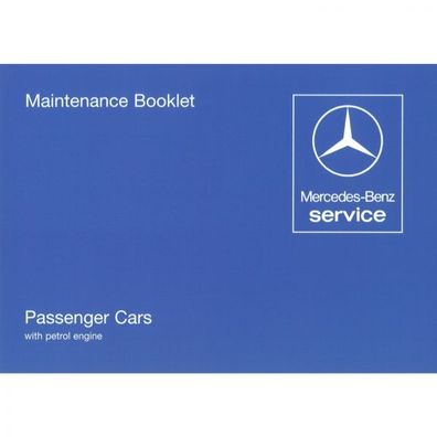 Mercedes-Benz 200T 280E 250T 500SE W126 etc. 09.1981-12.1982 maintenance booklet