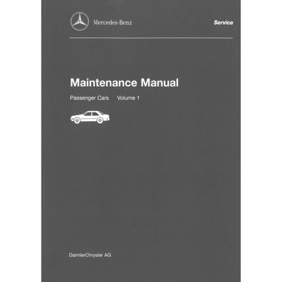 Mercedes-Benz W100-W123 1968-1980 Passenger Cars Vol. 1 workshop manual