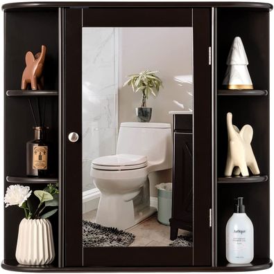 Spiegelschrank Badezimmer, Badezimmerspiegel mit Ablagen, Badezimmerspiegelschrank