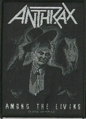 Anthrax Among the Living Aufnäher Patch-100% offizielles Merch