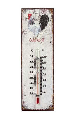 Gartenthermometer Hahn 25 cm Außenthermometer Innenthermometer Thermometer