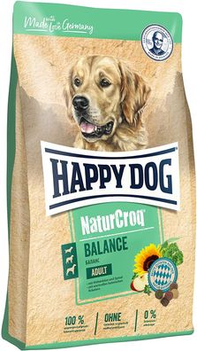 HAPPY DOG ¦ Premium - NaturCroq Balance Lamm & Reis - 15kg ¦ Hundetrockenfutter ...