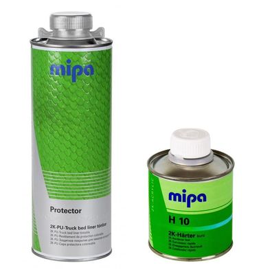 MIPA Protector 2K-PU-Truck bed liner Beschichtung tönbar 750 ml & 2K-Härter