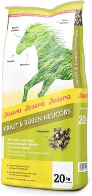 JOSERA ¦Kraut & Rüben - Heucobs - aus 100 % Gräsern und Kräutern - staub- und ...