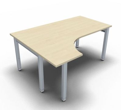 EDV-Schreibtisch ONE 160 cm links Schreibtisch Tisch 160 x 120/80 cm