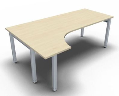 EDV-Schreibtisch ONE 200x120/80 cm links Büroarbeitsplatz Schreibtische Tisch