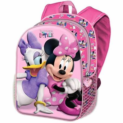 Disney Daisy Minnie Sisters 3D Rucksack Kindertasche Kindergartenrucksack