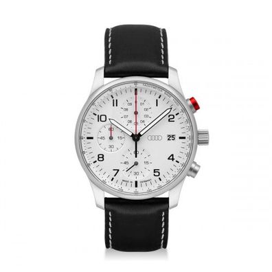 Original Audi Chronograph Uhr Armbanduhr Ringe Logo Herren 3102200100