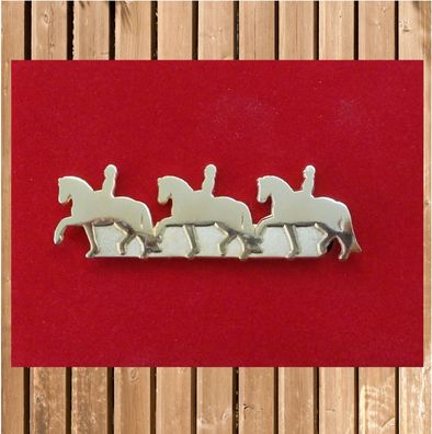 Plastron-Nadel, Anstecknadel, Plastronnadel, Turnierschmuck, versch. Motive