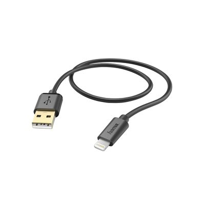 Hama USB 2.0 Lade-/ Datenkabel 8-Pin für Apple iPhone 11 12 13, 1,5m 480 Mbit/ s