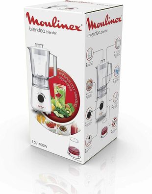 Moulinex Blendeo LM2A0110 Standmixer 400 W Präzisionsmesser Mixer #X12-610-J