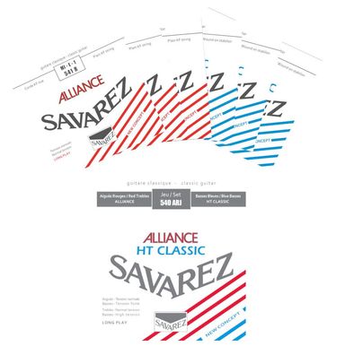 Savarez 540ARJ Alliance HT classic - normal/ high tension - Satz oder Einzelsaiten