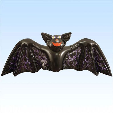 Aufblasbare Riesen Fledermaus 1,30m Halloween Dekoration Horror Angst Fasching