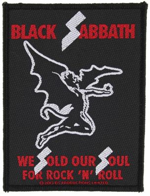 Black Sabbath Sold Our Souls Aufnäher Patch NEU & Official!