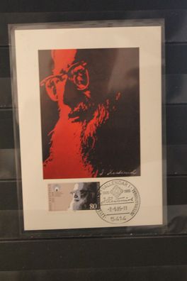 Deutschland 1985, Maximumkarte: Pater Kentenich, ESST Vallendar, MiNr. 1252