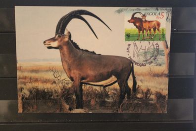 Angola, WWF 1990; Maximumkarte: Säugetiere