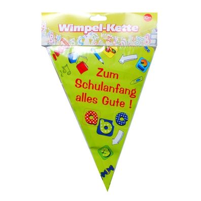 Wimpel-Girlande zum Schulanfang