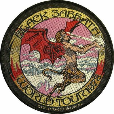 Black Sabbath World Tour ´78 Aufnäher Patch NEU & Official!