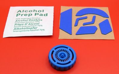 1 Set Gleitpad + 1x Scroll-Rad BLAU für Logitech G903 Gaming-Maus Ersatz-Füße