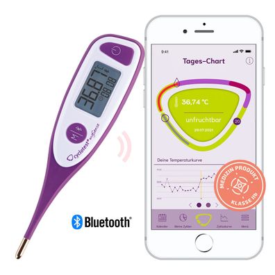 NEW Cyclotest mySense - Basalthermometer Bluetooth ohne Abokosten PZN: 14886326