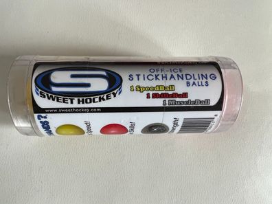 Sweet Hockey Stickhandling Bälle 3er-Set