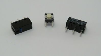 2x Schalter L + R-Klick (50M) + 1x Mittel-Klick für Logitech G602 & G402 Maus
