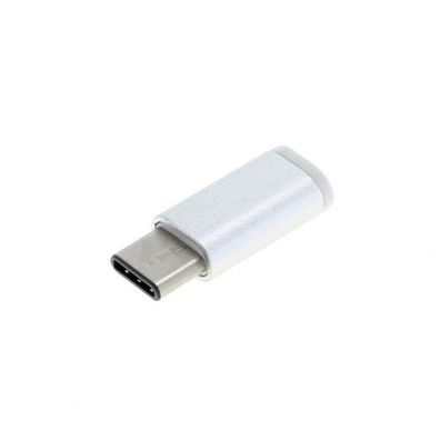OTB - Adapter - Micro-USB 2.0 Buchse auf USB Type C (USB-C) Stecker - silber - ...