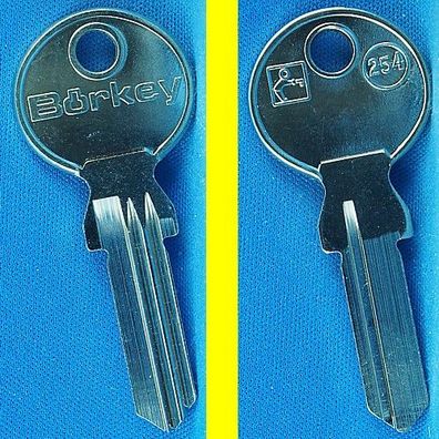 Schlüsselrohling Börkey 254 für verschiedene Corbin Profilzylinder