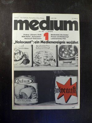 Medium - Zeitschrift für Fernsehen, Film - 1/1981 - WDR-Reihe Schauplatz