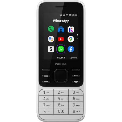 Nokia 6300 4G 4GB Weiß NEU Dual SIM 2,4" KaiOS Handy Smartphone 512MB RAM OVP
