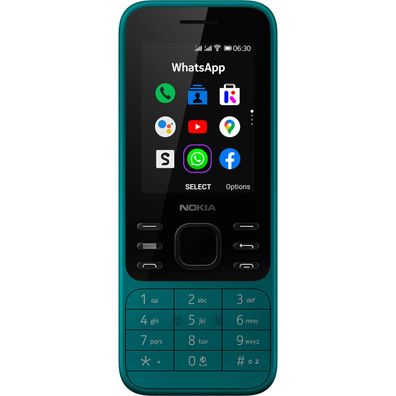 Nokia 6300 4G 4GB Türkis NEU Dual SIM 2,4" KaiOS Handy Smartphone 512MB RAM OVP