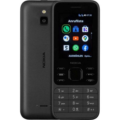 Nokia 6300 4G 4GB Charcoal NEU Dual SIM 2,4" KaiOS Handy Smartphone OVP