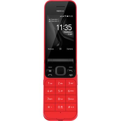 Nokia 2720 Flip 4GB Rot NEU Dual SIM 2,8" KaiOS Handy Smartphone 512MB RAM OVP