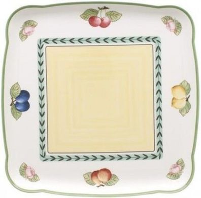 Villeroy & Boch French Garden Charm & Breakfast Platte quadratisch 30x30cm