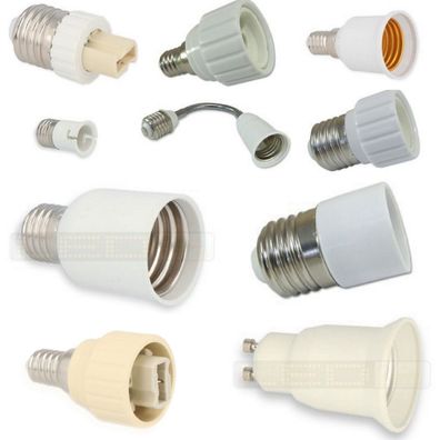 cofi1453® Sockel Fassung Adapter LED Lampensockel Lampenfassung Erweiterung 230V ...