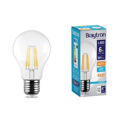 6W E27 LED Leuchtmittel Lampe Birne Filament 600lm Kaltweiß