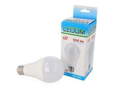 LEDOM E27 A65 Leuchtmittel 15W Warmweiß 3000K / Neutralweiß 4000K SMD LED Ra 80 ...