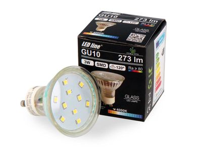 GU10 3W LED Leuchtmittel 273 lm Spot Strahler Einbauleuchte